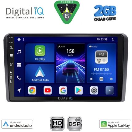 DIGITAL IQ BXC 3744_CPAA (9inc) MULTIMEDIA TABLET for  GOLF 4 mod. 1998-2003