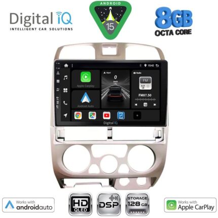DIGITAL IQ BXF 7253SL_CPAA (9inc) MULTIMEDIA TABLET for ISUZU D-MAX mod. 2002-2008 (SILVER)
