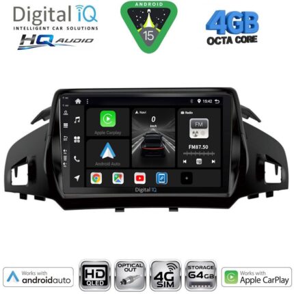 DIGITAL IQ BXK 19160_CPAA (9inc) MULTIMEDIA TABLET for FORD KUGA mod. 2013-2019 – CMAX mod. 2011-2020