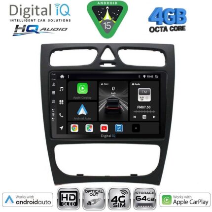 DIGITAL IQ BXK 19402_CPAA (9inc) MULTIMEDIA TABLET for MERCEDES C (W203) mod. 1999-2004