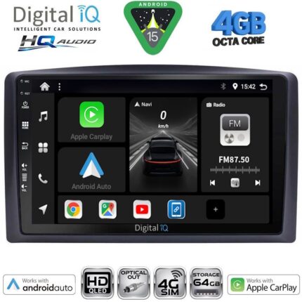 DIGITAL IQ BXK 19421_CPAA (10inc) MULTIMEDIA TABLET for MERCEDES VITO – VIANO  (W447) mod. 2015-2022