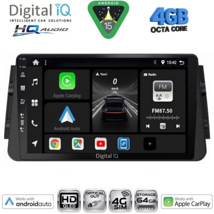 DIGITAL IQ BXK 19460_CPAA (9inc) MULTIMEDIA TABLET for NISSAN MICRA mod. 2017-2025