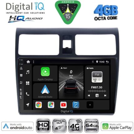 DIGITAL IQ BXK 19684_CPAA (10inc) MULTIMEDIA TABLET for SUZUKI SWIFT mod. 2005-2011