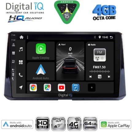 DIGITAL IQ BXK 19716_CPAA (10inc) MULTIMEDIA TABLET for TOYOTA COROLLA mod. 2019-2026