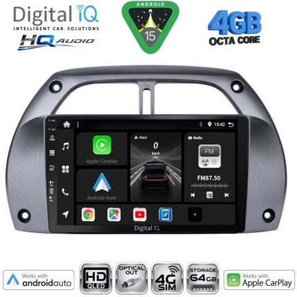 DIGITAL IQ BXK 19730_CPAA A/C (9inc) MULTIMEDIA TABLET for TOYOTA RAV 4 mod. 2000-2006