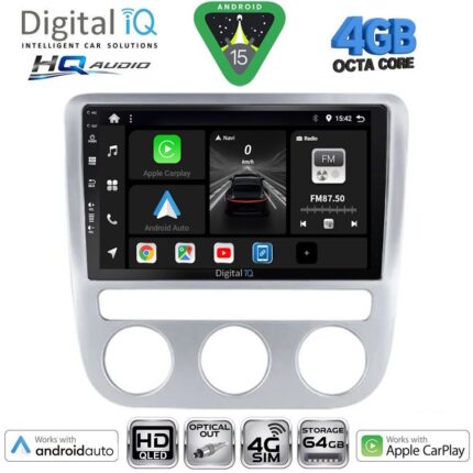 DIGITAL IQ BXK 19752_CPAA CLIMA (9inc) MULTIMEDIA TABLET for VW EOS mod. 2006-2016 - SCIROCCO mod. 2008-2010