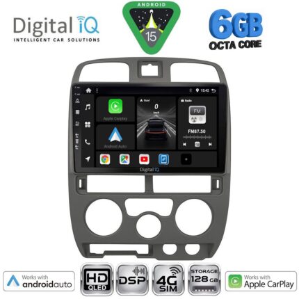DIGITAL IQ BXF 17253GR_CPAA (9inc) MULTIMEDIA TABLET for ISUZU D-MAX mod. 2002-2008 (GREY)