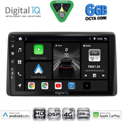 DIGITAL IQ BXF 17450_CPAA (10inc) MULTIMEDIA TABLET for NISSAN NAVARA D22 mod. 1998-2004