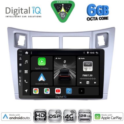 DIGITAL IQ BXF 17736SL_CPAA (9inc) MULTIMEDIA TABLET for TOYOTA YARIS mod. 2006-2011 (SILVER)
