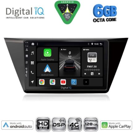 DIGITAL IQ BXF 17769_CPAA (10inc) MULTIMEDIA TABLET for VW TOURAN mod. 2016-2026