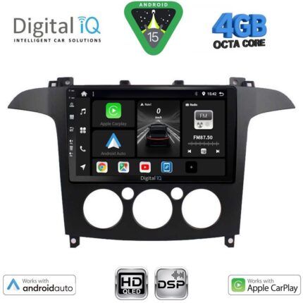 DIGITAL IQ BXF 16175_CPAA A/C (9inc) MULTIMEDIA TABLET for FORD SMAX mod. 2006-2014