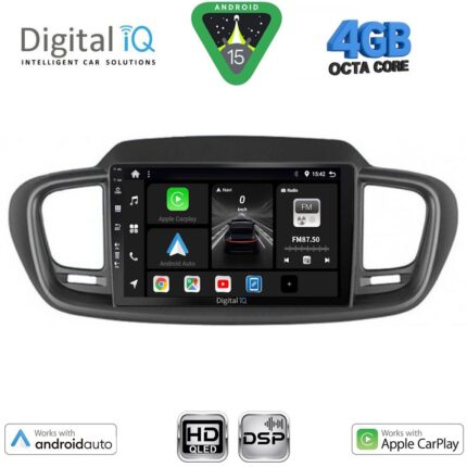 DIGITAL IQ BXF 17319_CPAA (10inc) MULTIMEDIA TABLET for KIA SORENTO mod. 2014-2020