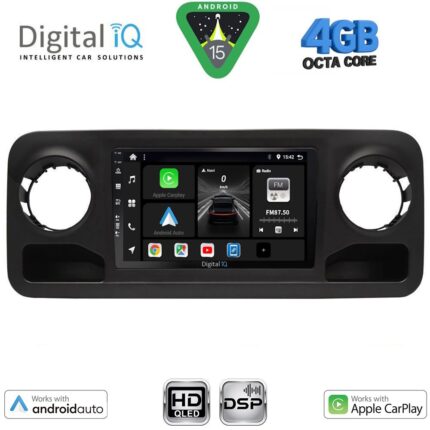 DIGITAL IQ BXF 17424_CPAA (10inc) MULTIMEDIA TABLET for MERCEDES SPRINTER mod. 2018-2026