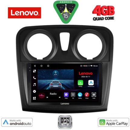 LENOVO LVE 8108_CPAA (9inc) MULTIMEDIA TABLET for DACIA LOGAN – SANDERO mod. 2012-2019