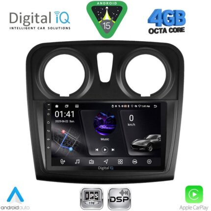 DIGITAL IQ RSG 6108_CPA (9inc) MULTIMEDIA TABLET for DACIA LOGAN – SANDERO mod. 2012-2019