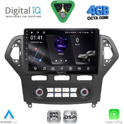 DIGITAL IQ RSG 6162_CPA CLIMA (10inc) MULTIMEDIA TABLET for FORD MONDEO mod. 2007-2011