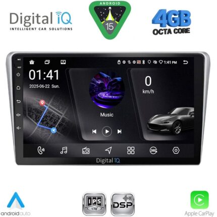 DIGITAL IQ RSG 6704SL_CPA (9inc) MULTIMEDIA TABLET for TOYOTA AVENSIS (T25) mod. 2003-2009 (SILVER)