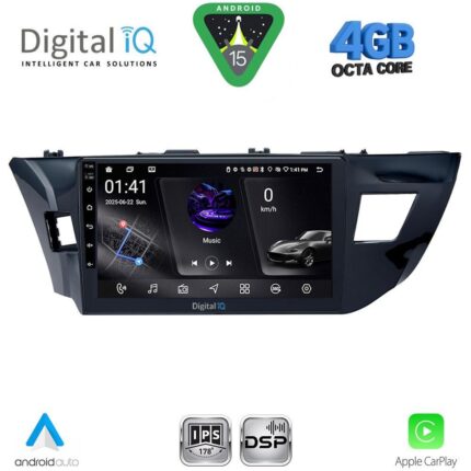 DIGITAL IQ RSG 6714MD_CPA (10inc) MULTIMEDIA TABLET for TOYOTA COROLLA mod. 2013-2016