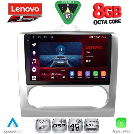LENOVO SSR 10156SL_CPA CLIMA (9inc) MULTIMEDIA TABLET for FORD FOCUS mod. 2005-2012 (SILVER)