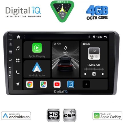 DIGITAL IQ BXF 16455_CPAA (9inc) MULTIMEDIA TABLET for NISSAN PRIMERA P12 mod. 2001-2008