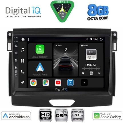 DIGITAL IQ BXF 7172A_CPAA (9inc) MULTIMEDIA TABLET for FORD RANGER mod. 2015-2018