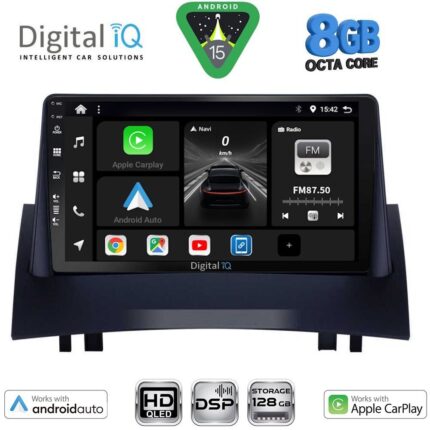 DIGITAL IQ BXF 7555_CPAA (9inc) MULTIMEDIA TABLET for RENAULT MEGANE 2 mod. 2002-2008