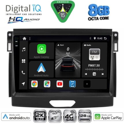 DIGITAL IQ BXK 20172A_CPAA (9inc) MULTIMEDIA TABLET for FORD RANGER mod. 2015-2018