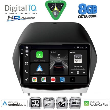 DIGITAL IQ BXK 20235_CPAA (10inc) MULTIMEDIA TABLET for HYUNDAI iX35  mod. 2010-2015