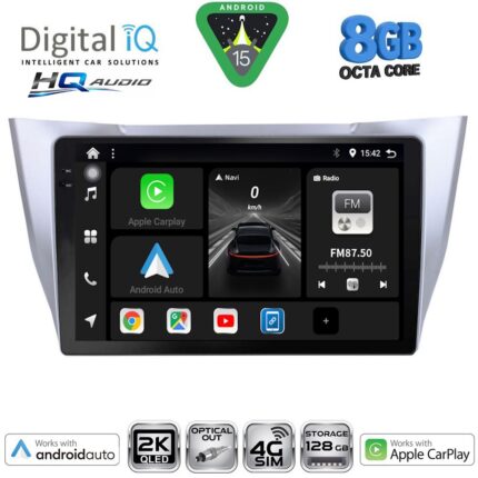 DIGITAL IQ BXK 20345SL_CPAA (10inc) MULTIMEDIA TABLET for LEXUS RX 300 – 400 mod. 2003-2008