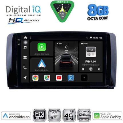 DIGITAL IQ BXK 20422_CPAA (9inc) MULTIMEDIA TABLET for MERCEDES R (W251) mod. 2006-2015