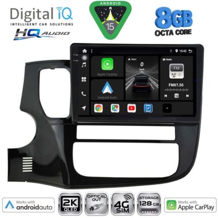 DIGITAL IQ BXK 20443_CPAA (10inc) MULTIMEDIA TABLET for MITSUBISHI OUTLANDER mod. 2013-2020