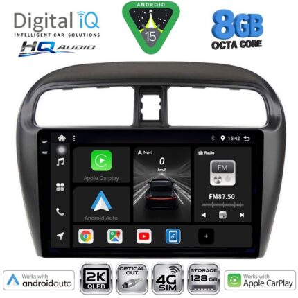 DIGITAL IQ BXK 20448_CPAA (9inc) MULTIMEDIA TABLET for MITSUBISHI SPACESTAR mod. 2013-2020