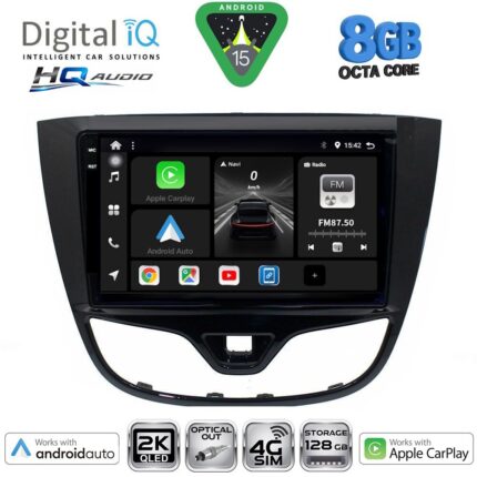DIGITAL IQ BXK 20489_CPAA (10inc) MULTIMEDIA TABLET for OPEL KARL mod. 2014-2019