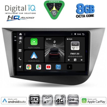 DIGITAL IQ BXK 20574_CPAA (9inc) MULTIMEDIA TABLET for SEAT LEON mod. 2005-2012