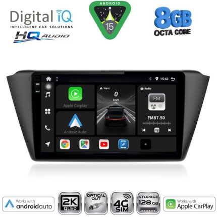 DIGITAL IQ BXK 20582_CPAA (9inc) MULTIMEDIA TABLET for SKODA FABIA mod. 2015-2022