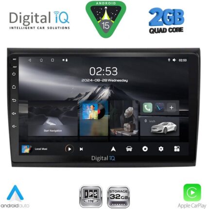 DIGITAL IQ RSD 1136_CPA (9inc) MULTIMEDIA TABLET for FIAT BRAVO mod. 2007-2019