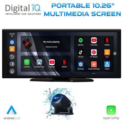 DIGITAL IQ PNA 9950_CPAA (10.26inc) (PORTABLE DVR MULTIMEDIA CARPLAY & ANDROID AUTO with YOUTUBE-NTEFLIX..)