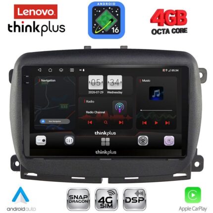 LENOVO LTG 7131_CPA (9inc) MULTIMEDIA TABLET for FIAT 500 mod. 2016-2025