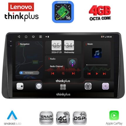 LENOVO LTG 7149_CPA DASH (9inc) MULTIMEDIA TABLET for FIAT TIPO mod. 2018-2023