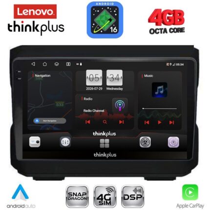 LENOVO LTG 7272_CPA (10inc) MULTIMEDIA TABLET for JEEP mod. 2007-2014 - DODGE mod. 2007-2014