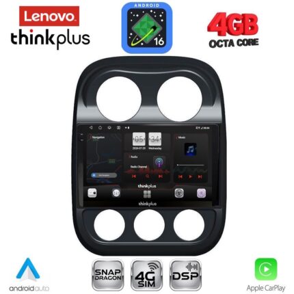 LENOVO LTG 7277_CPA (10inc) MULTIMEDIA TABLET for JEEP COMPASS – PATRIOT mod. 2007-2016