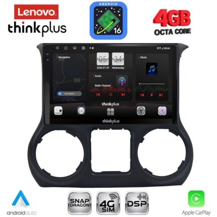 LENOVO LTG 7296_CPA (10inc) MULTIMEDIA TABLET for JEEP WRANGLER  mod. 2014-2017