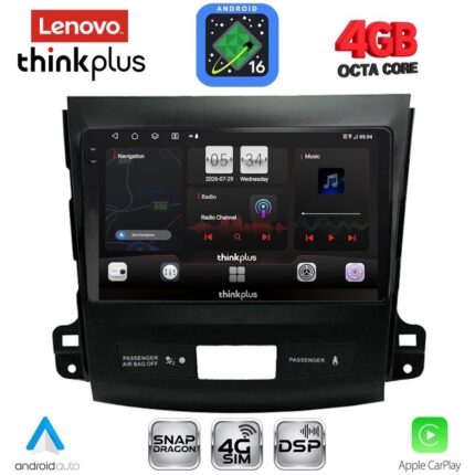 LENOVO LTG 7442_CPA (9inc) MULTIMEDIA TABLET for CITROEN C-CROSSER | MITSUBISHI OUTLANDER | PEUGEOT 4007  mod. 2006-2012