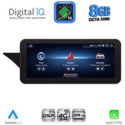 DIGITAL IQ TPK 16996_CPA (10.25inc) (NTG 4.5) MULTIMEDIA SYSTEM for MERCEDES GLK (X204) mod. 2013-2017