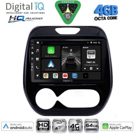 DIGITAL IQ BXK 19542_CPAA (9inc) MULTIMEDIA TABLET for RENAULT CAPTUR mod. 2013-2019