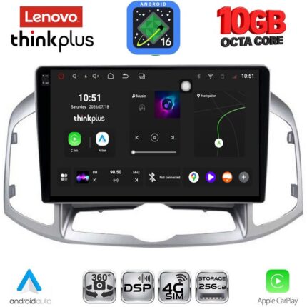 LENOVO LTM 11071_CPA (10inc) MULTIMEDIA for CHEVROLET CAPTIVA mod. 2012-2018