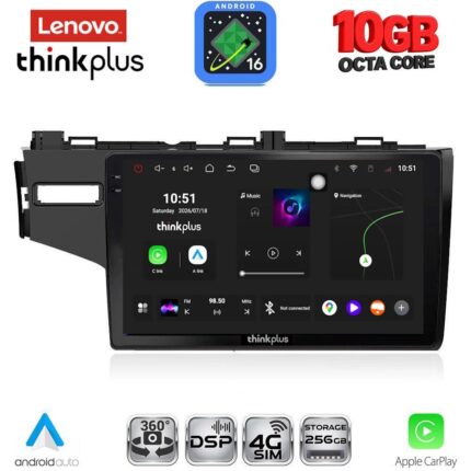 LENOVO LTM 11212_CPA (10inc) MULTIMEDIA TABLET for HONDA JAZZ mod. 2013-2019