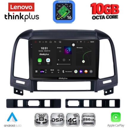 LENOVO LTM 11239_CPA (9inc) MULTIMEDIA TABLET for HYUNDAI SANTA FE mod. 2005-2013