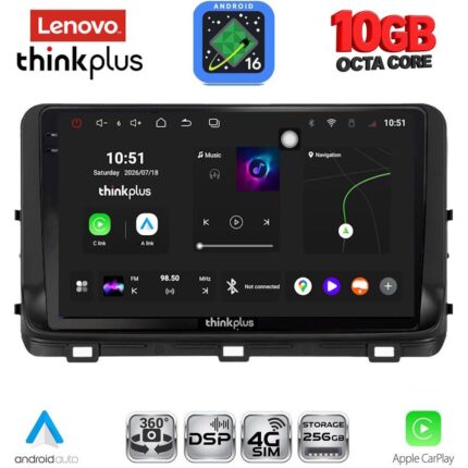 LENOVO LTM 11303_CPA (10inc) MULTIMEDIA TABLET for KIA CEED - XCEED mod. 2018-2022