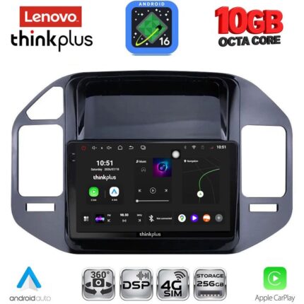 LENOVO LTM 11444_CPA (9inc) MULTIMEDIA TABLET for MITSUBISHI PAJERO mod. 1999-2006